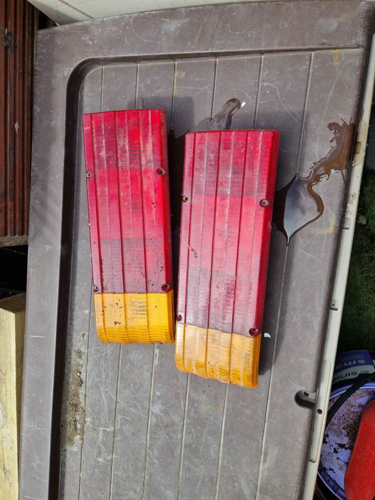 Pair of caravan lights 