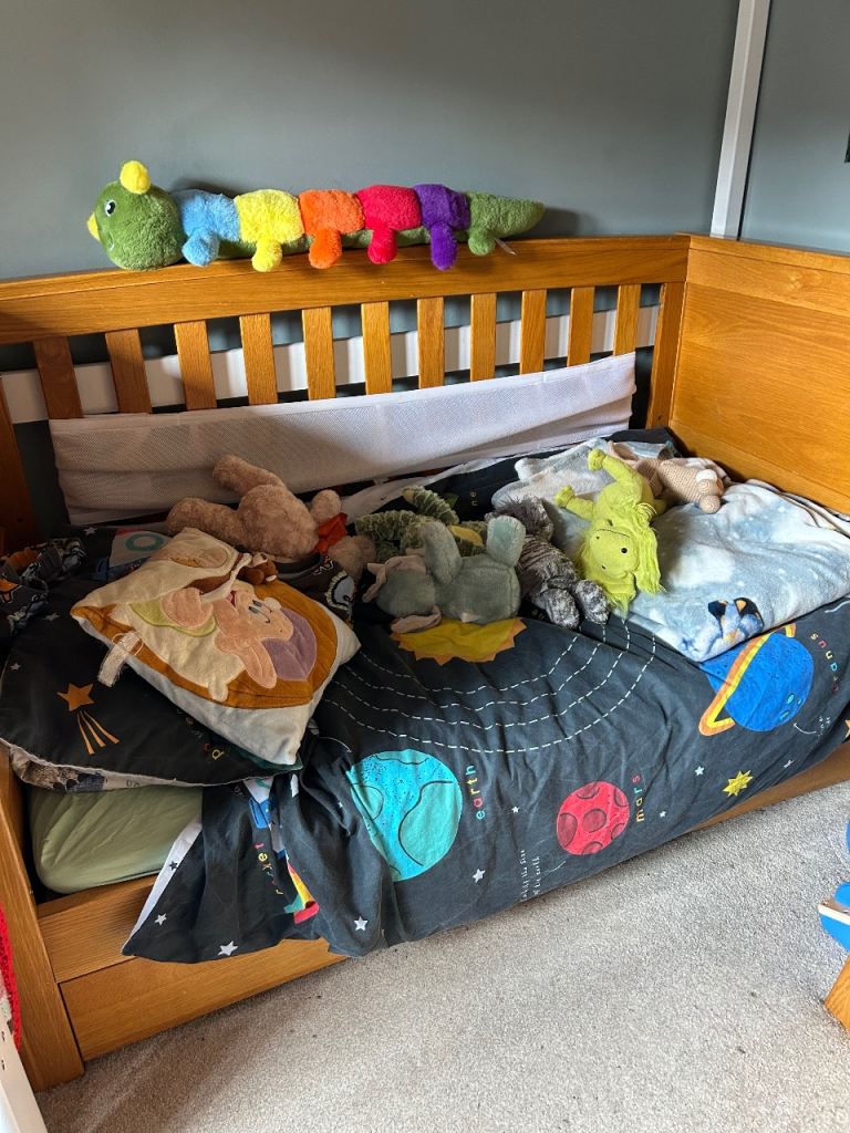 Mamas and Papas Oak Ocean nursery furniture set cot