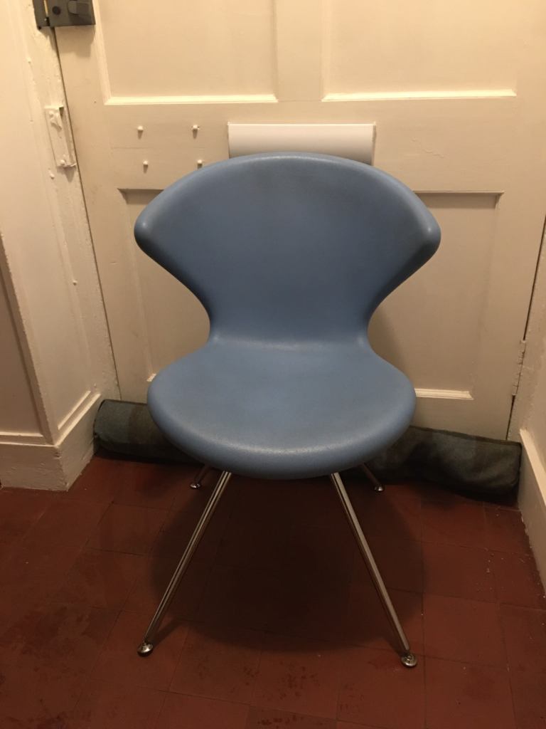 Light blue chair by TONON