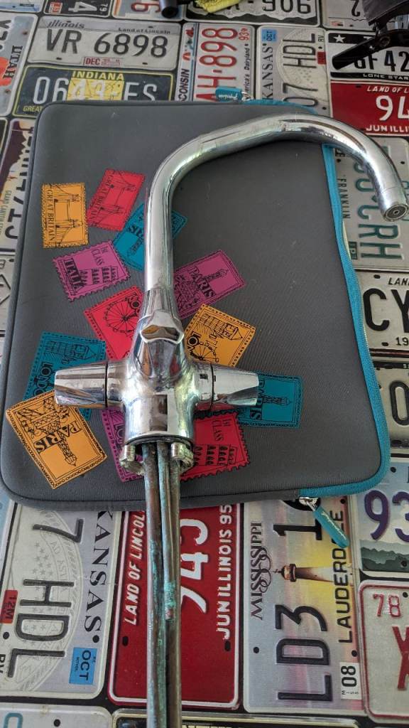 3 way Chrome Kitchen Mixer Tap – used Condition