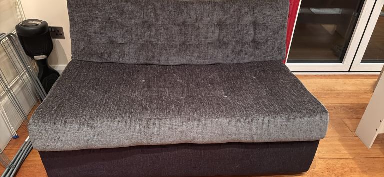 Grey sofa bed