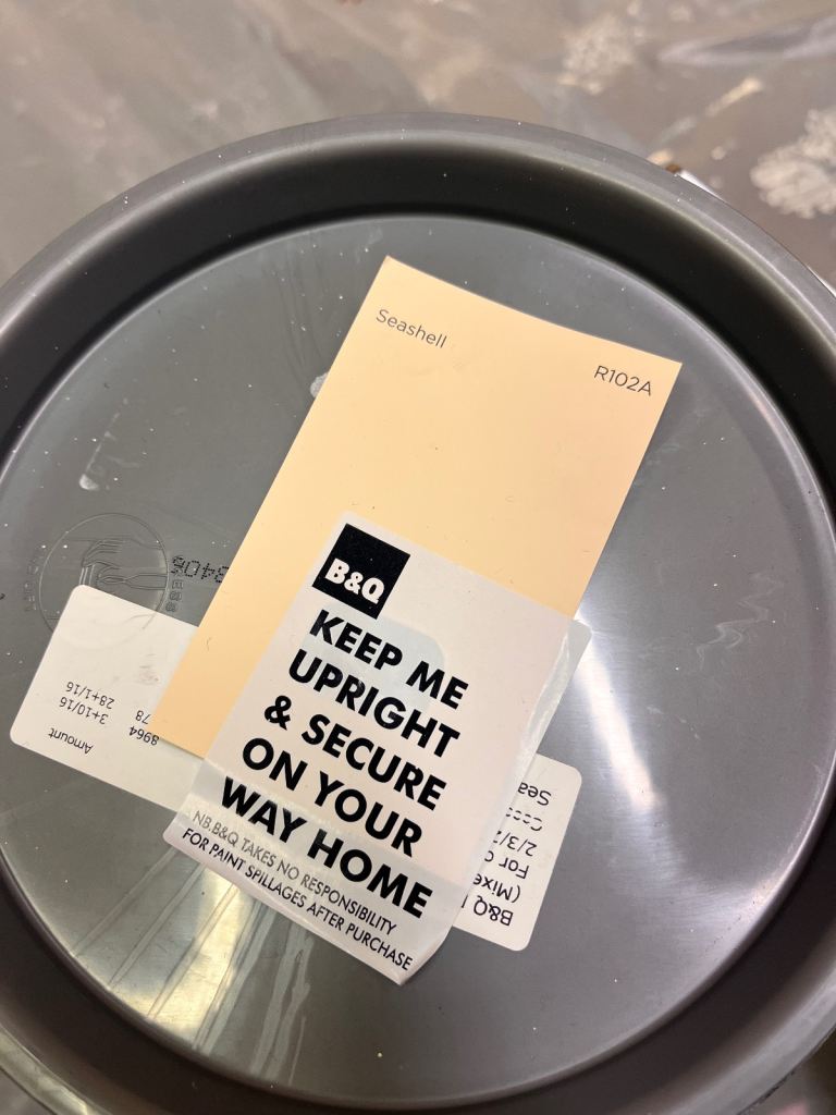 Sealed matte seashell paint 5L Goodhome from B&Q collection only