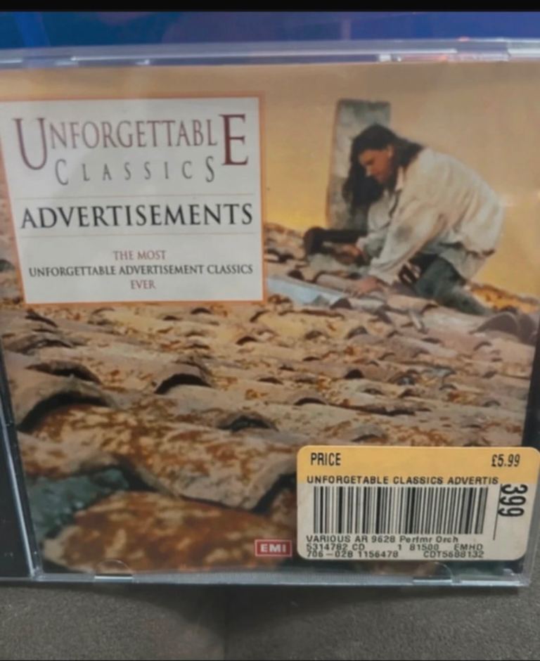 Unforgettable classics advertisements CD 