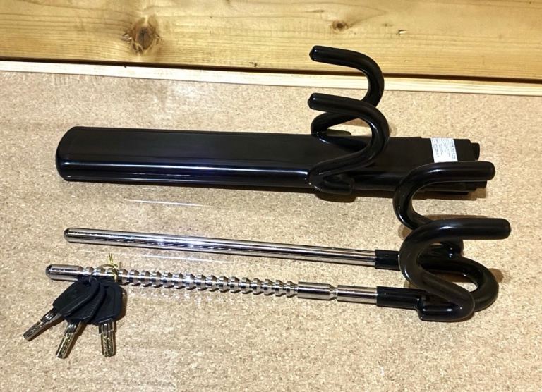 Tevlaphee Steering Wheel Lock Twin Bar, Steering Wheel Lock I.3