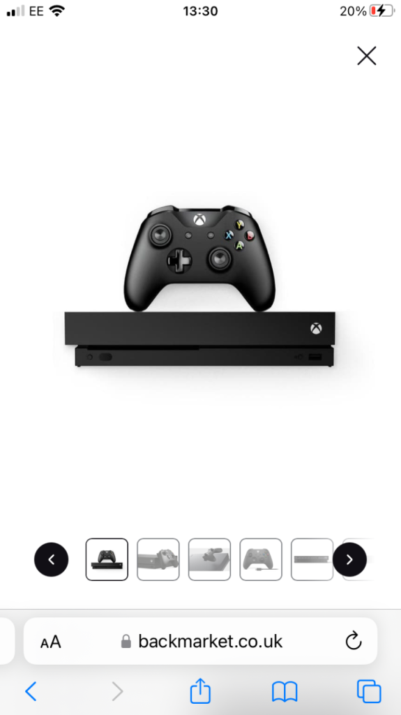 Xbox One Console with Controller and Charging Station