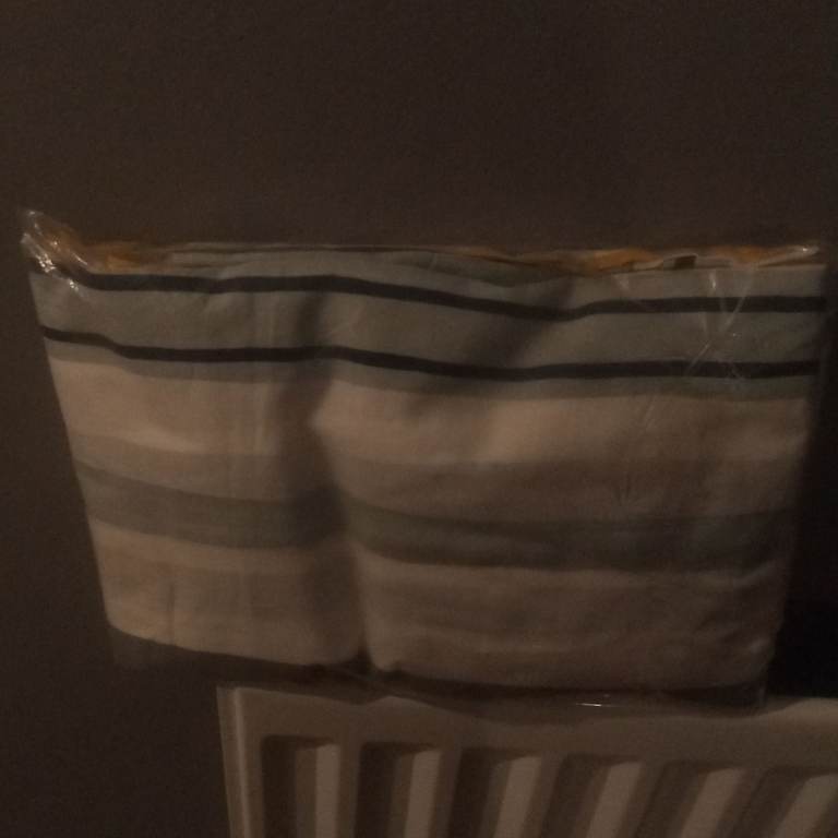 IKEA New single stripe pattern single duvet cover and pillow case