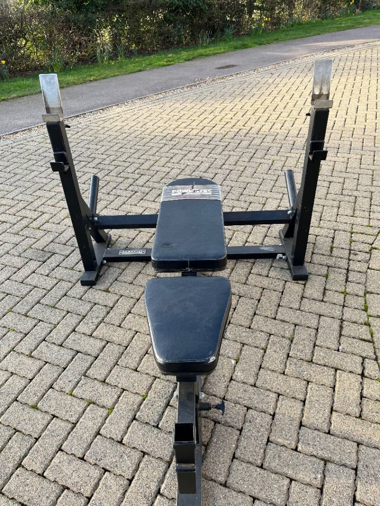 Powertec Olympic weights bench. Heavy duty commercial quality gym bench