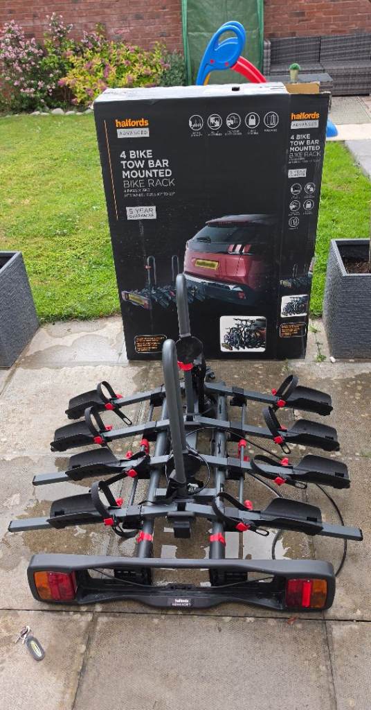 4 Bike Tow Bar Mounted Bike Rack