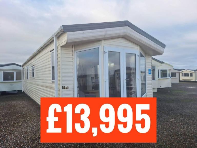 OFF SITE static caravan Scotland double glazed & heated 3 bed Willerby Sierra