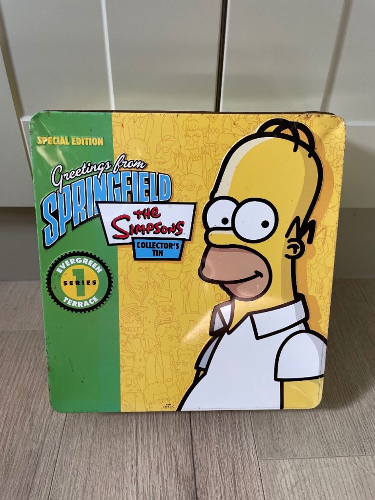 The Simpsons Greetings From Springfield Collectors Tin Number 1 Special Edition