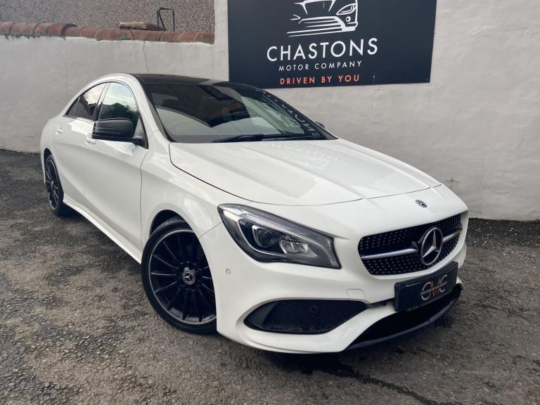 MERCEDES-BENZ CLA 2.1 CLA220d AMG Line White Auto Diesel 2018