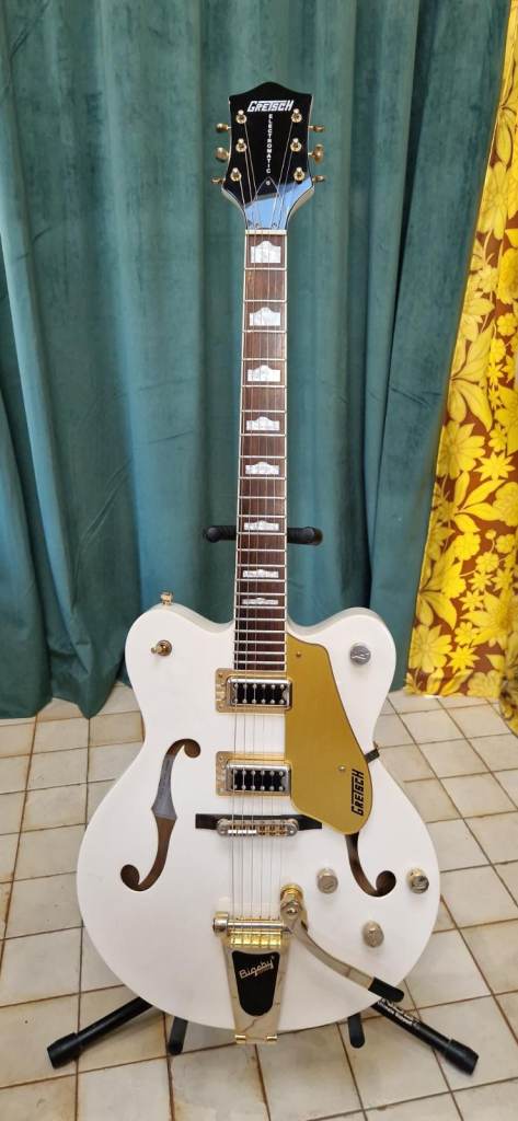 Gretsch G5422TG Electromatic Snowcrest White Gold Bigsby + Hard Case (Excellent Condition)
