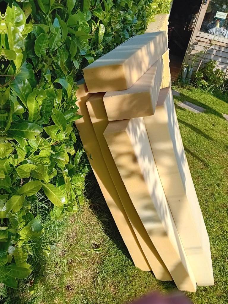Foam from campervan bed. Ideal window seat, garden furniture etc.