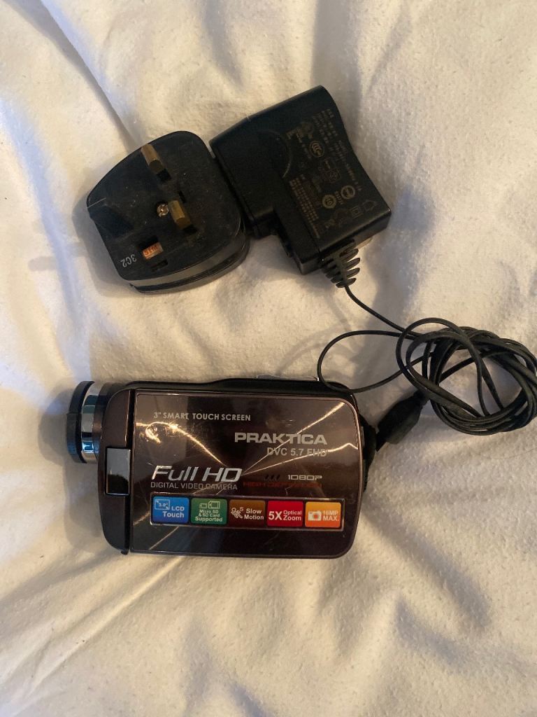 Praktica DVC 5.3 FHD Digital Video Camera with Charger