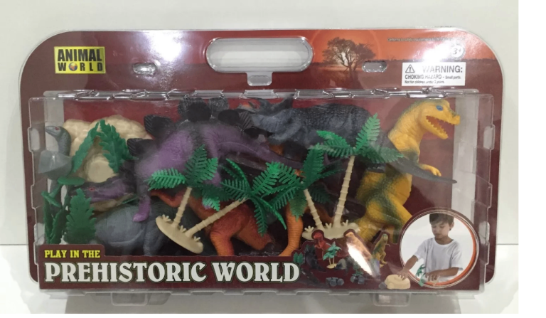 Job Lot - 42 x Dinosaur Figures 25 Piece Sets Animal World Prehistoric Toy Bundle Wholesale