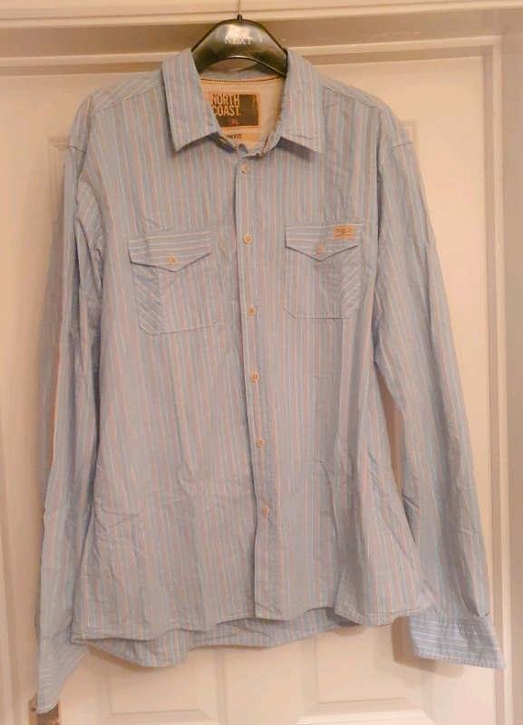 Mens M&S North Coast 100% cotton shirt, Size XL