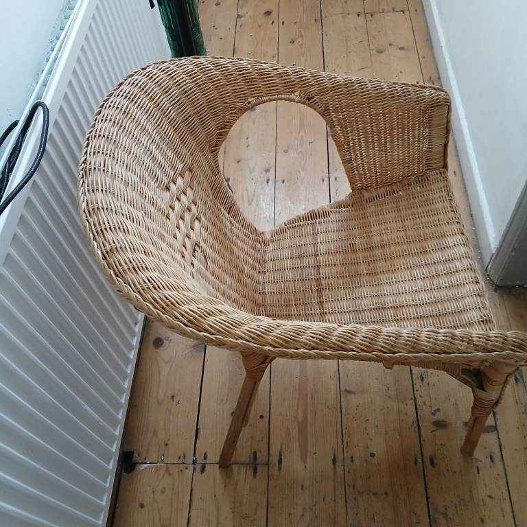 Wicker / Rattan  Boo Hoo style Chair Vintage – Solid & Stylish 
