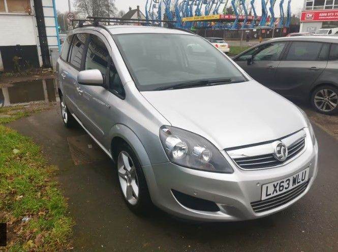 VAUXHALL ZAFIRA DESIGN 63 PLATE(2013)1.6
