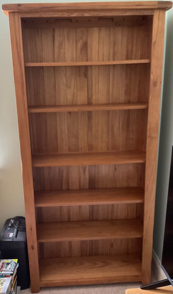 Solid pine bookcase
