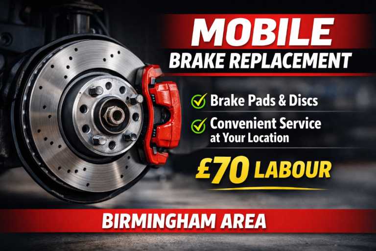 Mobile Brakes Replacement – Experienced Mechanic – Affordable Labour