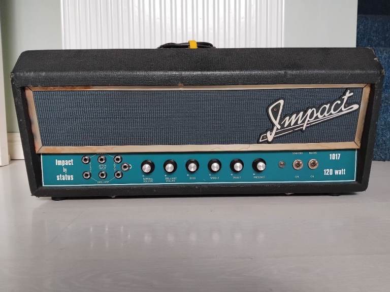Impact 1017 vintage guitar valve amplifier 1972 120 watt made in England Hiwatt just serviced LOUD