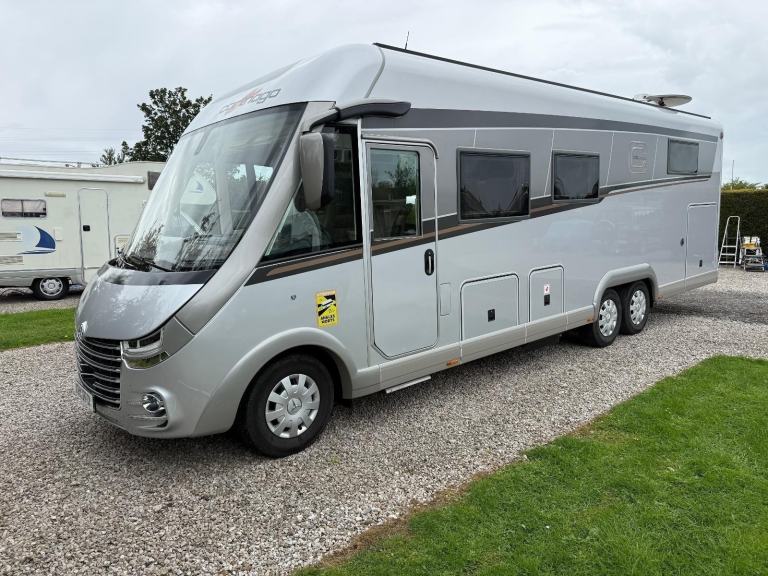 Carthago Chic E Line 64 XL QB MB Island Bed, Garage, Self Leveling