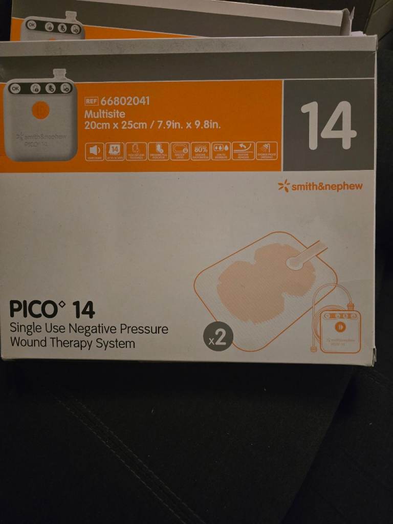 Pico 14 single use negative pressure wound therapy system 
