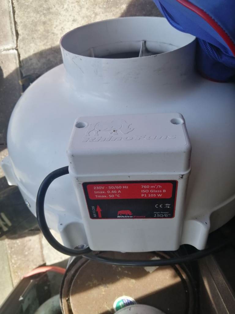 Rhino In line duct fan