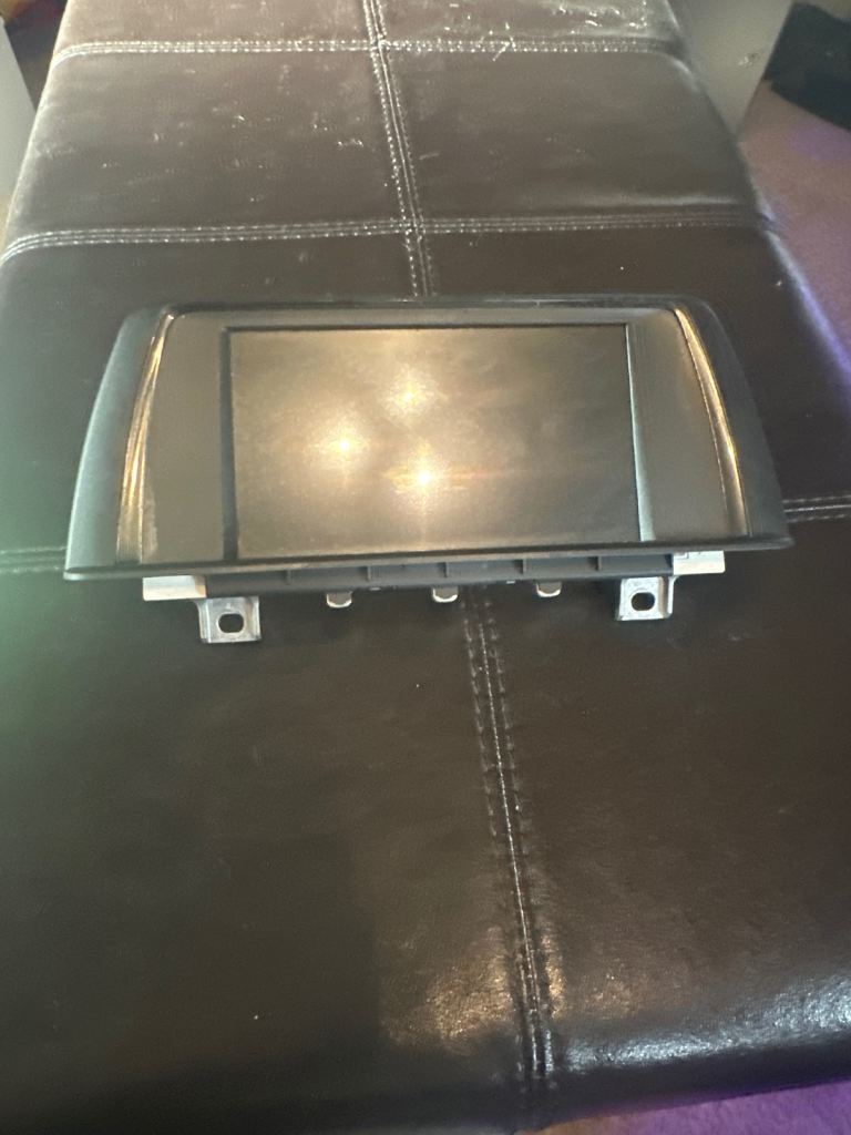 BMW I Drive screen 