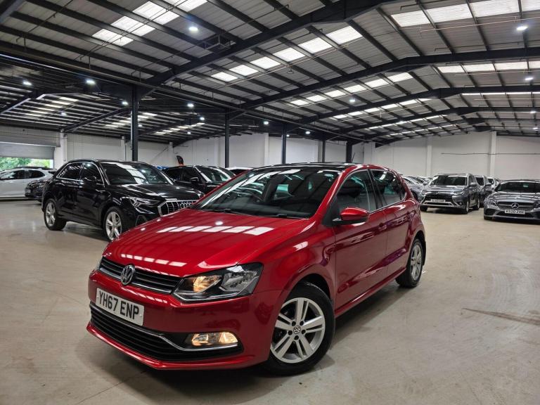 2017 Volkswagen Polo 1.0 BlueMotion Tech Match Euro 6 (s/s) 5dr HATCHBACK Petrol Manual