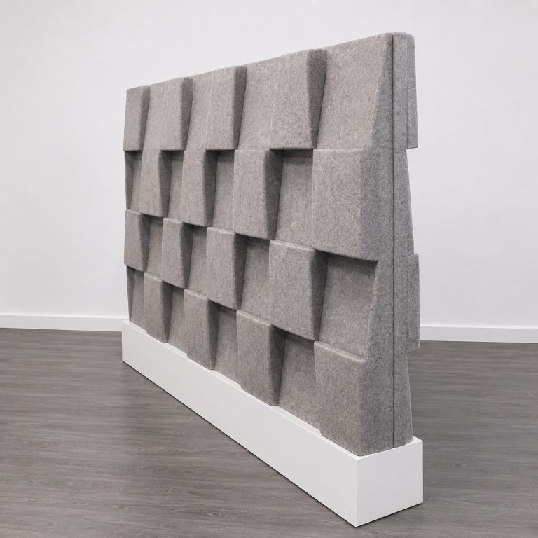 Acoustic Room Divider – Grey