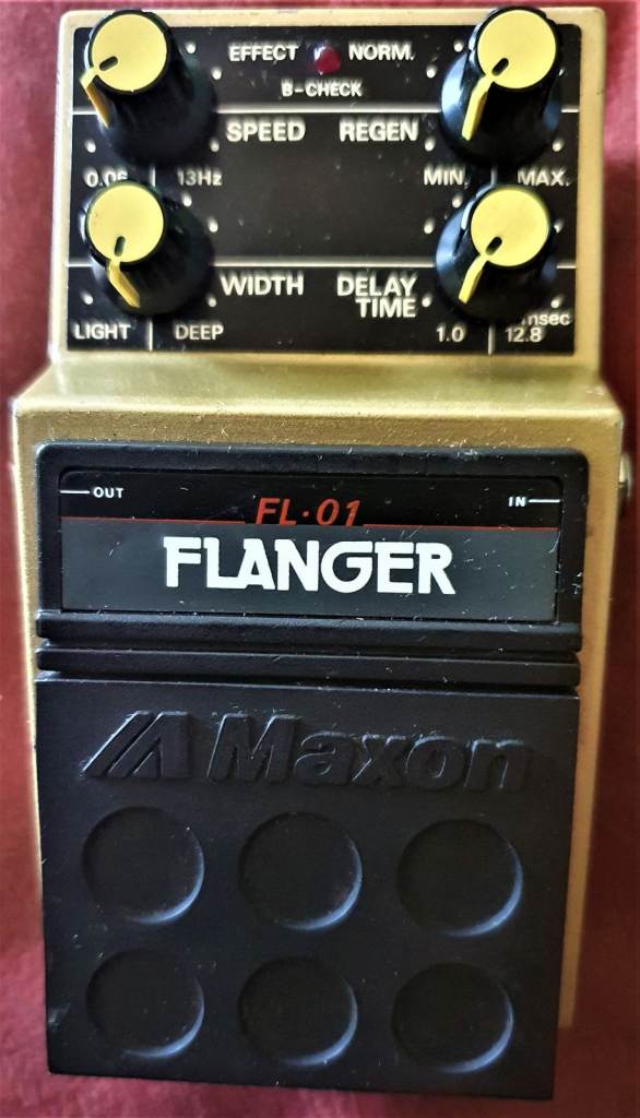 Maxon FL-01 Flanger Vintage 1980's MIJ Japan Effects Pedal