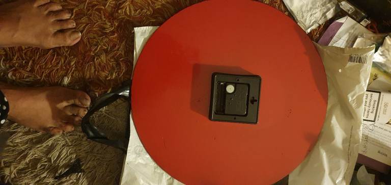 Che Guevara Wall Clock - Red, Good Working Condition