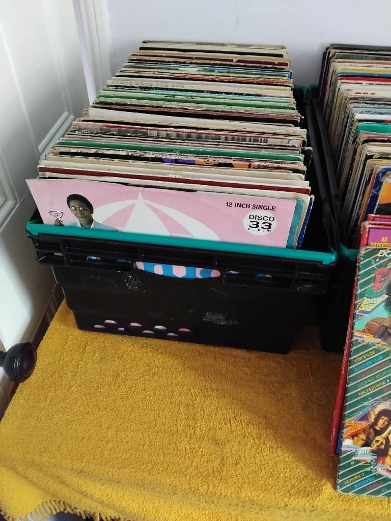 Large Vinyl Record Collection – Various Artists, Good Condition
