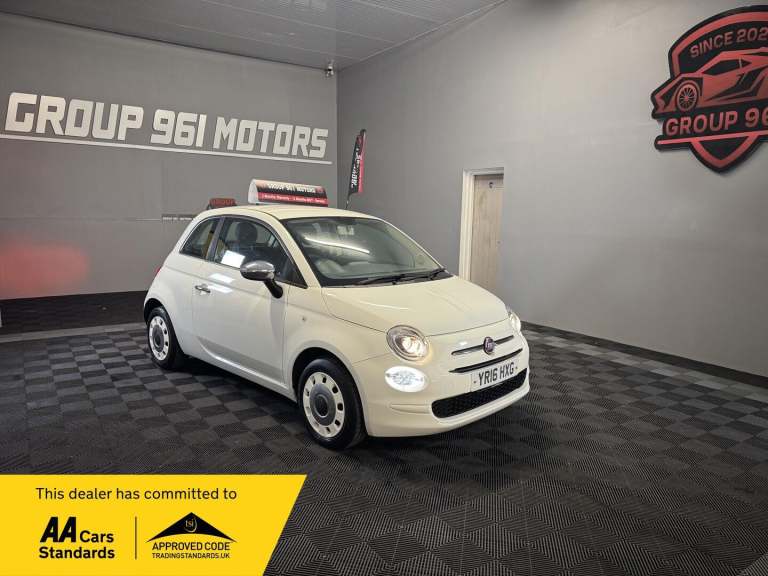 2016 Fiat 500 1.2 Pop Euro 6 (s/s) 3dr HATCHBACK Petrol Manual