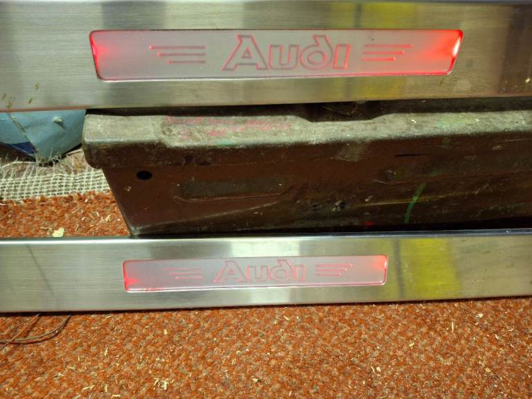 Audi  illuminated sill plates