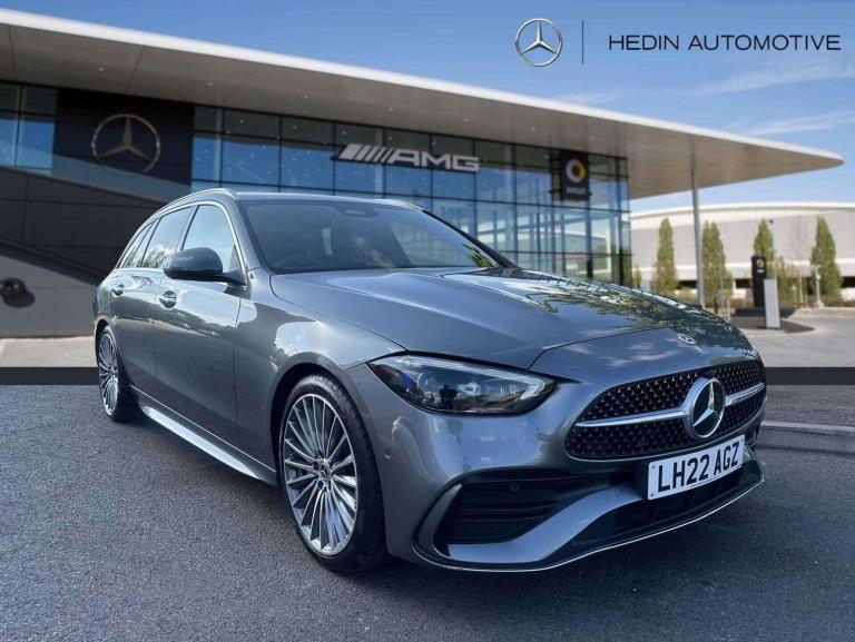 2022 Mercedes-Benz C Class 1.5 C200h MHEV AMG Line (Premium) Estate 5dr Petrol Hybrid G-Tronic+ E...