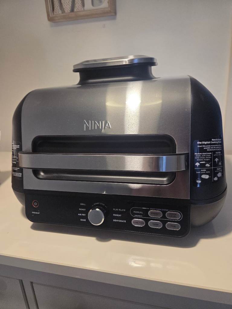 Ninja Foodi Max Pro Health Grill, Flat Plate & Air Fryer