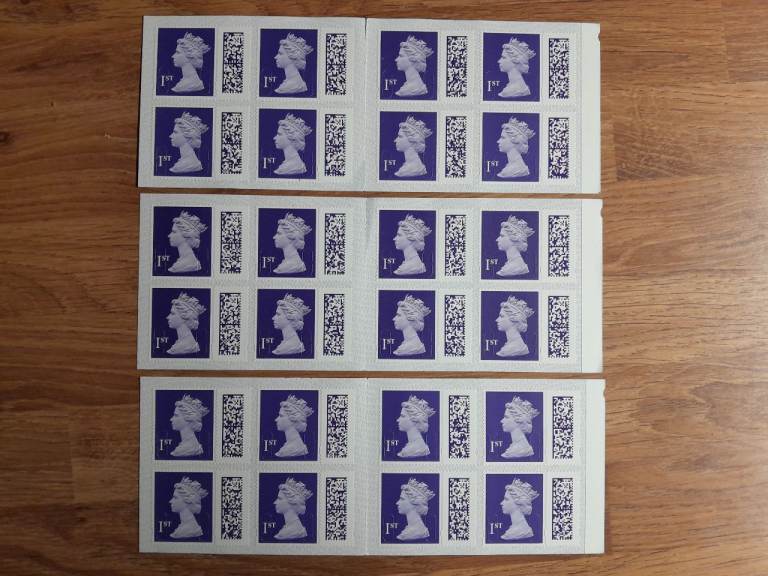 24 X £1.70 Royal Mail Barcode 1st Class Stamps 