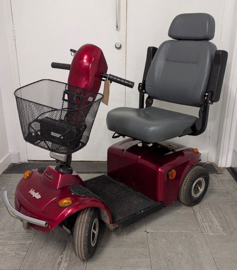 Shoprider Whisper Mobility Scooter – Red, Good Condition