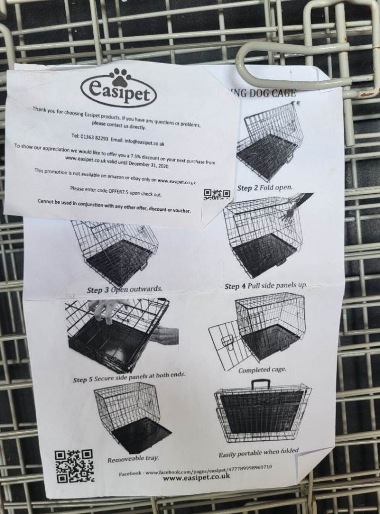 Easypet Steel Dog Cage