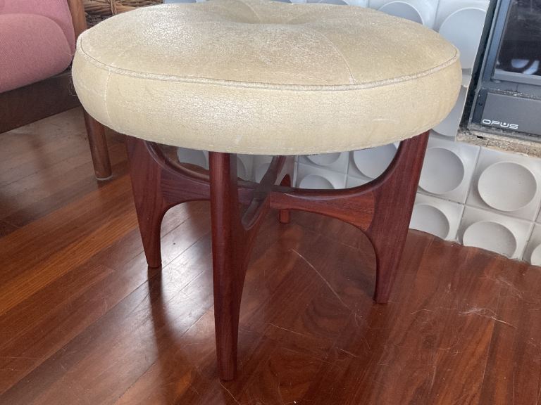 G PLAN MID century Footstool / Dressing Table Stool FAB ORIGINAL CONDITION!