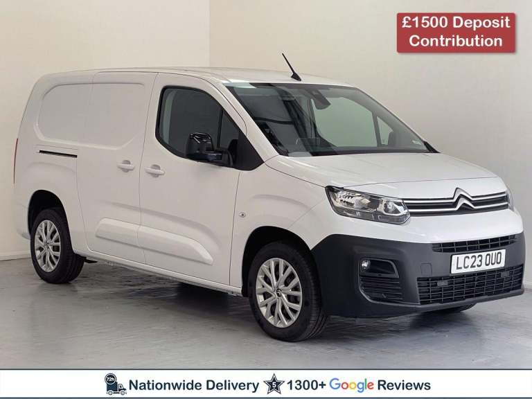 2023 Citroen Berlingo 1.5 BlueHDi 650Kg Driver Edition 100ps 6 Speed S/S PANEL VAN DIESEL Manual
