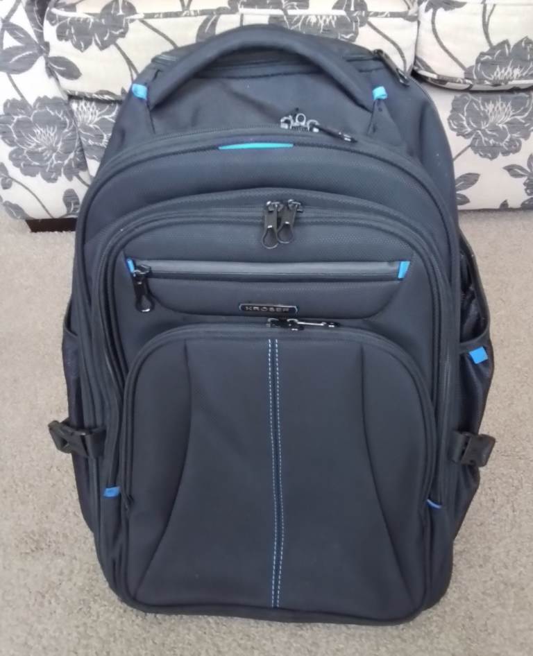 KROSER Roller Case Premium Wheeled Rolling Backpack