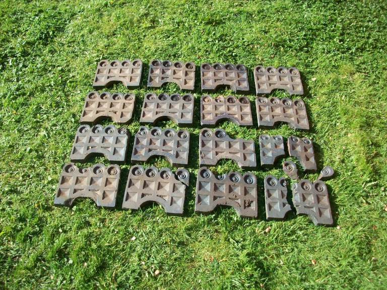 Victorian Antique kerb, edging garden stones - some in tact, some damaged