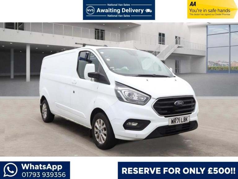 2021 Ford Transit Custom 2.0 300 EcoBlue Limited L2 H1 Euro 6 (s/s) 5dr PANEL VAN Diesel Manual