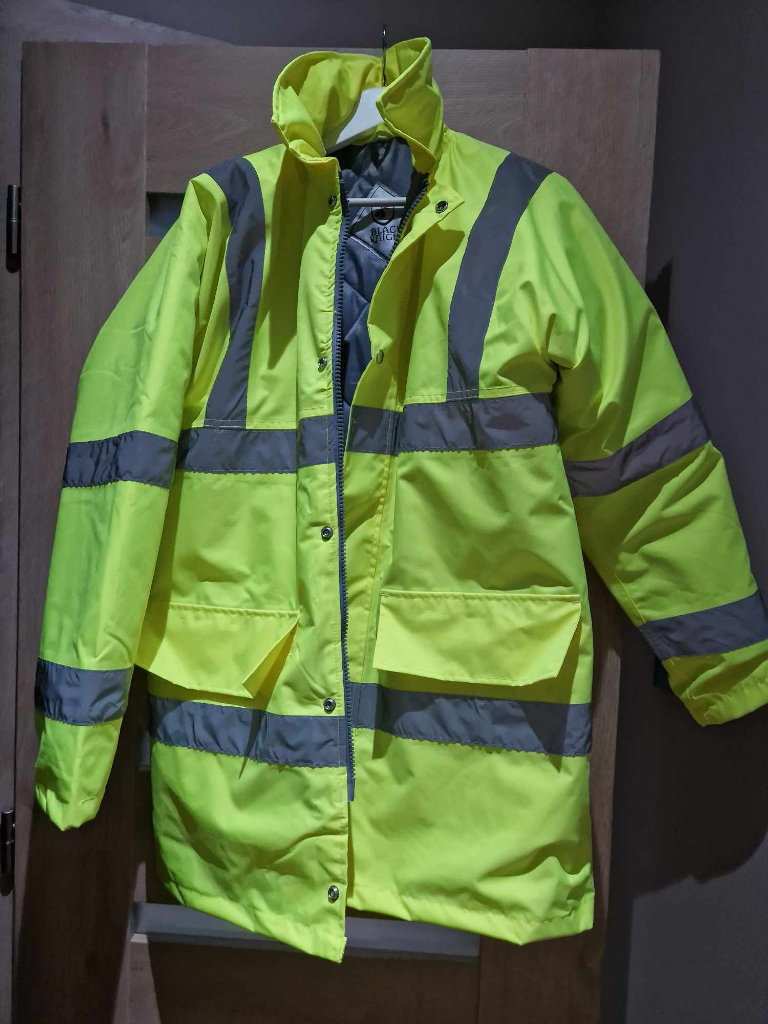 Work safety warm winter jacket unisex Small