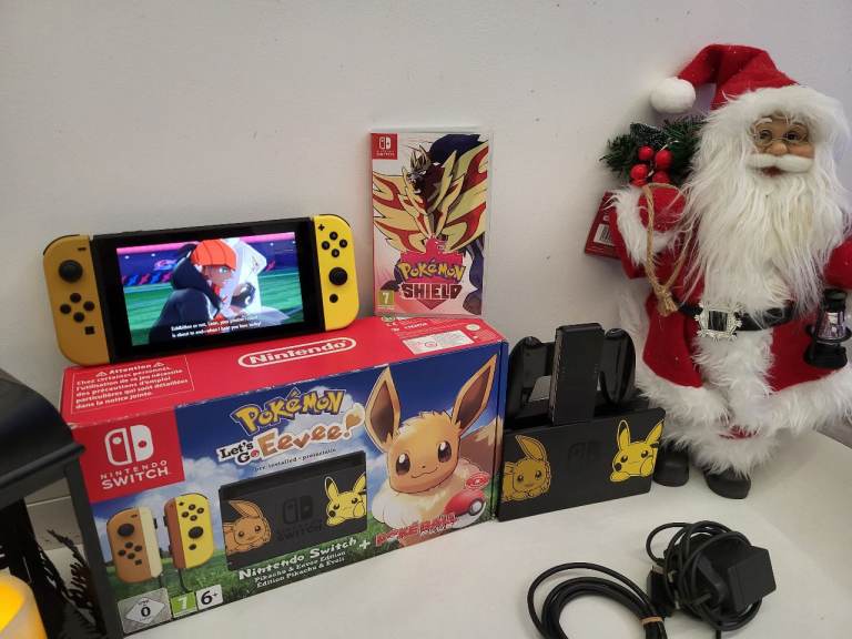 Nintendo switch Pokemon with box 