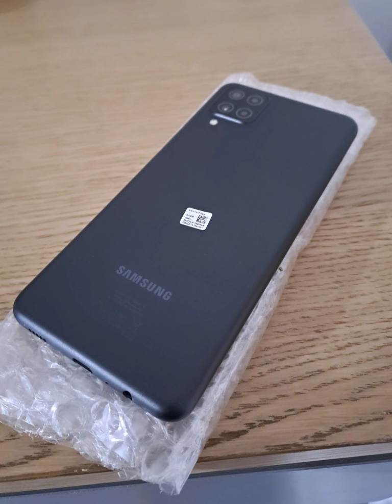 Samsung Galaxy A12 Black Mobile Phone – Good Condition