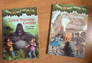 Magic Tree House Books - Good Morning, Gorillas & Earthquake in the Early Morning